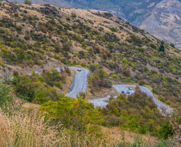 A view over the Arrow Junction from the Crown Range viewing point. Photo: Getty Images