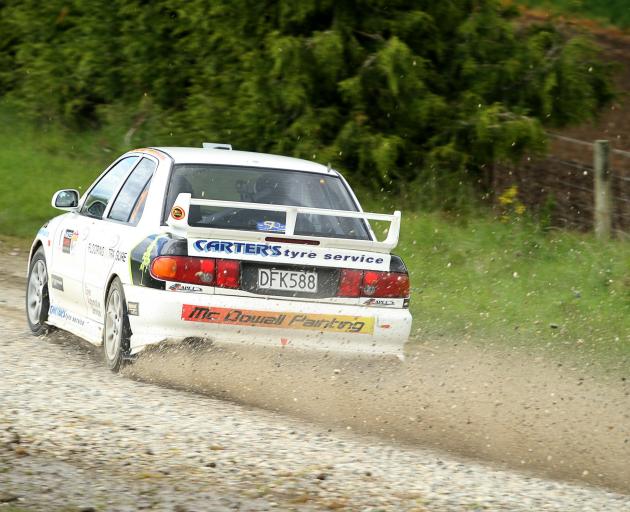 Gore's Andrew Graves on his way to winning last year's Lawrence Rally, which takes place again...