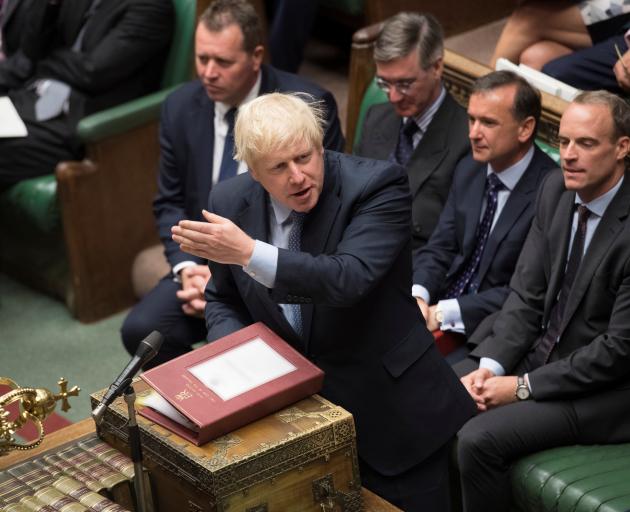 Boris Johnson in Parliament. Photo: Reuters