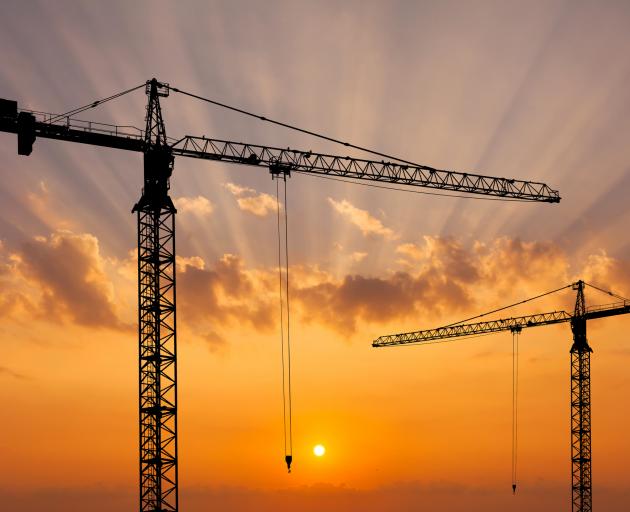 Two new tower cranes will be put up in Christchurch from Saturday. Photo: Getty Images