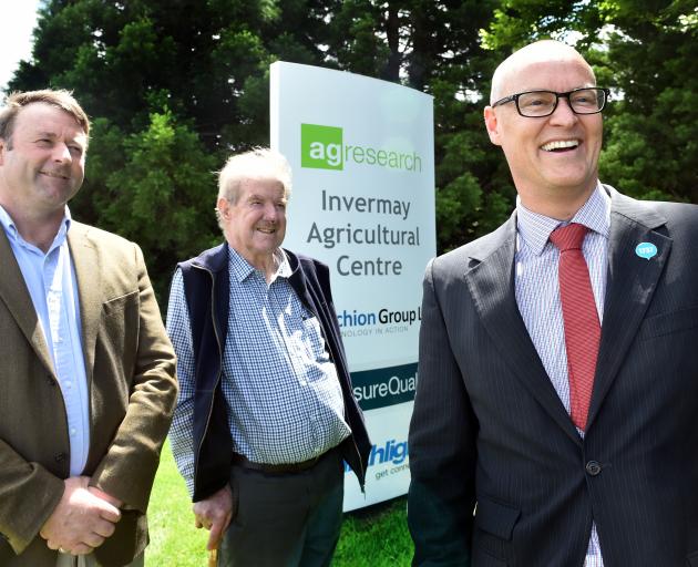 Dunedin North Labour MP David Clark (right), pictured with former Invermay head Dr Jock Allison ...