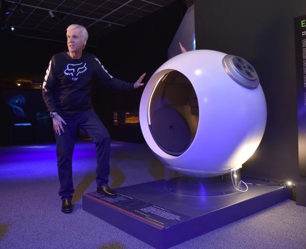 Cameron talks about the cramped conditions inside one of his exploration submersibles.



