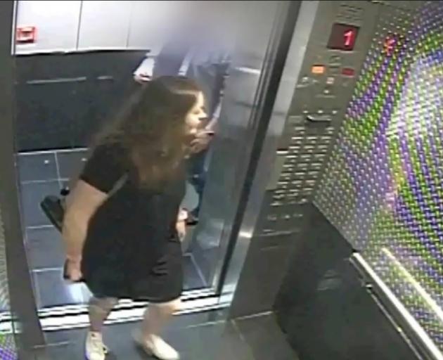 One of the last images of Grace Millane alive shows her stepping into the lift of the CityLife...