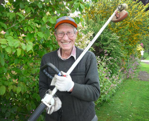 Tapanui resident and gardener Les Gergely says he welcomes new council measures to conserve water in the town this summer. Photo: Richard Davison