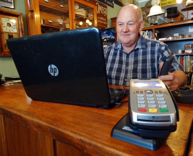 Arthur's Antiques owner Tim Arthur, who was without phone, internet and eftpos services for...
