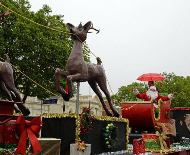 Santa is the most awaited part of the parade.PHOTO: ALLIED PRESS FILES 

