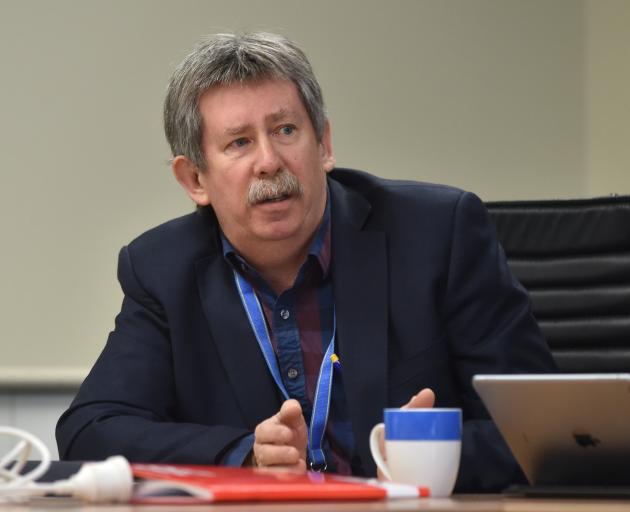 SDHB deputy commissioner Richard Thomson responds to a point. PHOTOS: PETER MCINTOSH