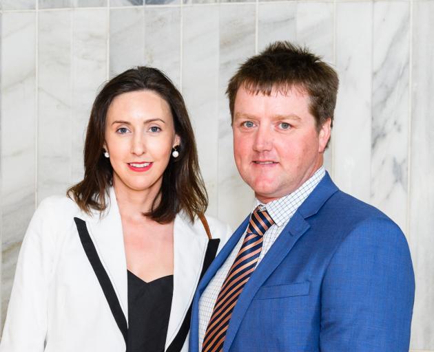 Manapouri sheep, beef and dairy farmer Edward Pinckney was one of five new Nuffield Scholarship recipients. He and wife Jaimee were at Parliament to hear the announcement on November 5. Photo: Mark Coote