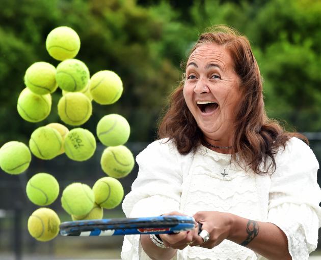 Former professional and Otago tennis player Claudine Toleafoa has joined the board of Tennis Otago. Photo: Peter McIntosh