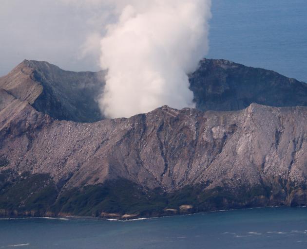 The  Whakaari/ White Island volcano remains volatile. Photo: Reuters 