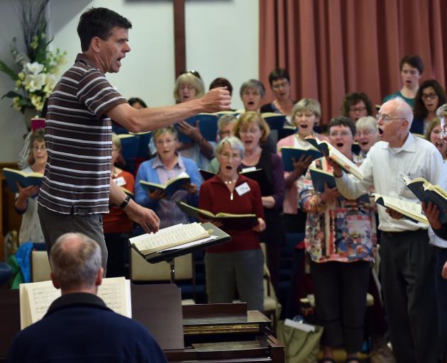 David Burchell will conduct City Choir Dunedin in Handel’s Messiah. Photo: Peter McIntosh