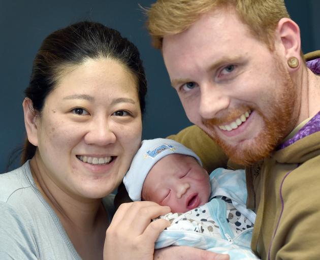 Not expecting to have a baby born on Christmas Day, more than two weeks past the due date, are...