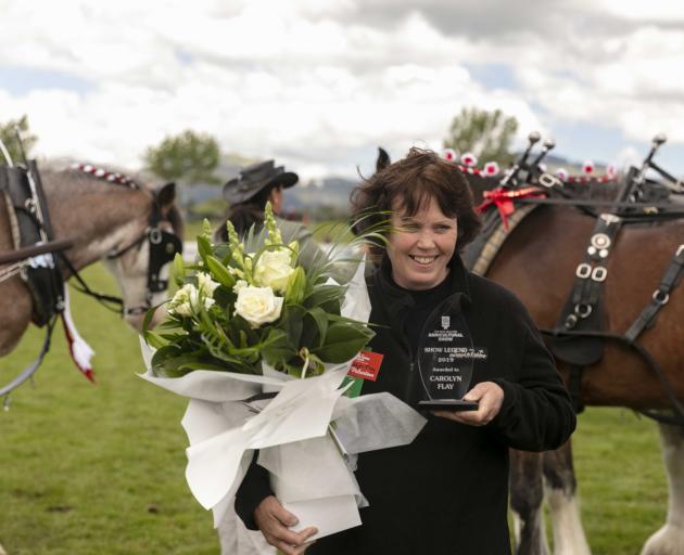 Carolyn Flay was named Show Legend at last month’s New Zealand Agricultural Show. Photo: Canterbury A&P Show