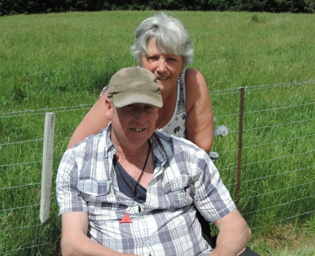 Murray and Gaynor Smith have no cattle to eat the feed that has sprung up on their Livingstone farm. Photo: Sally Brooker