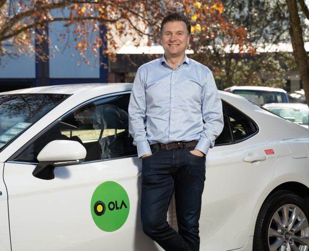 Ola New Zealand country manager Brian Dewil is expecting the rideshare app to be popular in Dunedin. Photo: Supplied