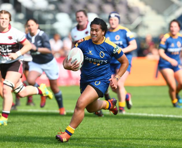 Kilisitina Moataane in action for Otago during the Farah Palmer Cup. Photo: Getty Images 