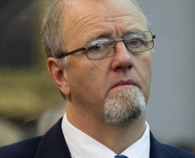 Mark Lundy in the dock during his 2015 trial, for the 2000 murders of his wife Christine Lundy...