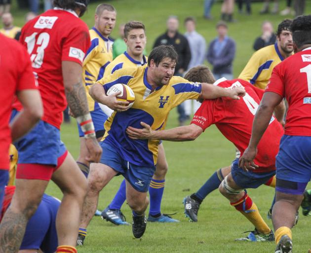 Cameron Schultz, who died in an accident inland from Oamaru on Wednesday, in action for Valley in...