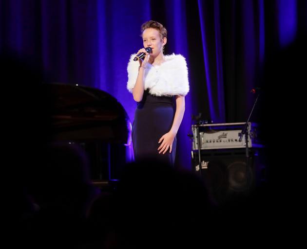 Monet Schutte, 13, performed her song ‘Like You Did Before' at the Vienna Concert Hall, Austria.