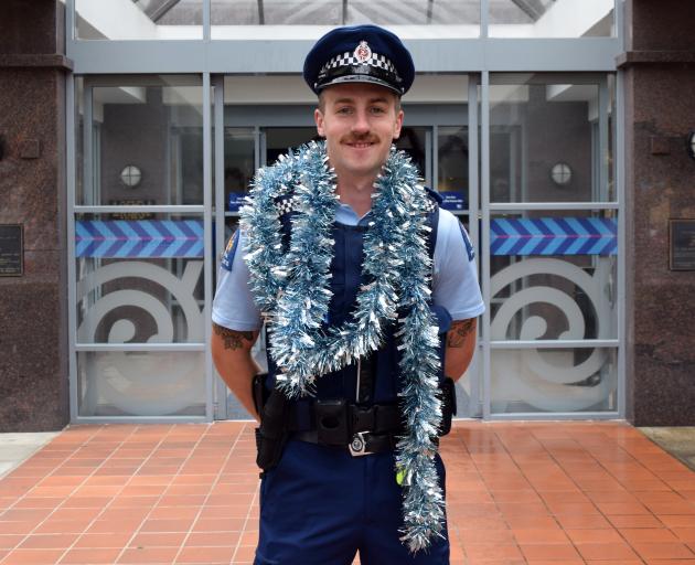 Constable Scott Turner, of Dunedin. Photo: Shawn McAvinue 