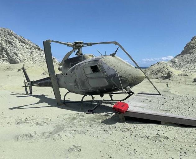 A Volcanic Air Safari helicopter. Photo: Supplied