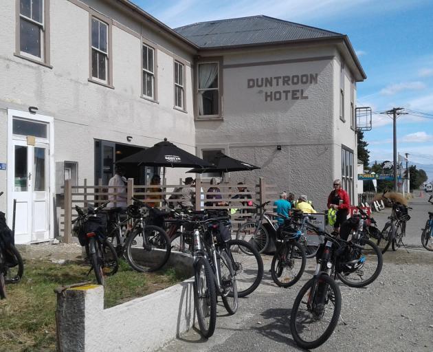 The owners of the Duntroon Hotel say cyclists are prominent clients of the pub. Photo: Supplied