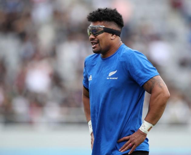 Ardie Savea began wearing goggles at last year's World Cup. Photo: Getty Images