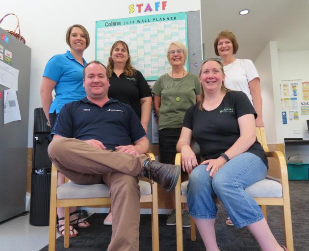 The Mid Canterbury early childhood and primary education research team included (back row, from...