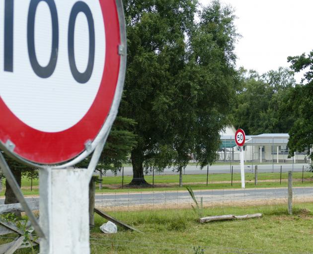 Concerned Waitahuna resident Tim Dickey has started a campaign to move 100kmh speed signs further...