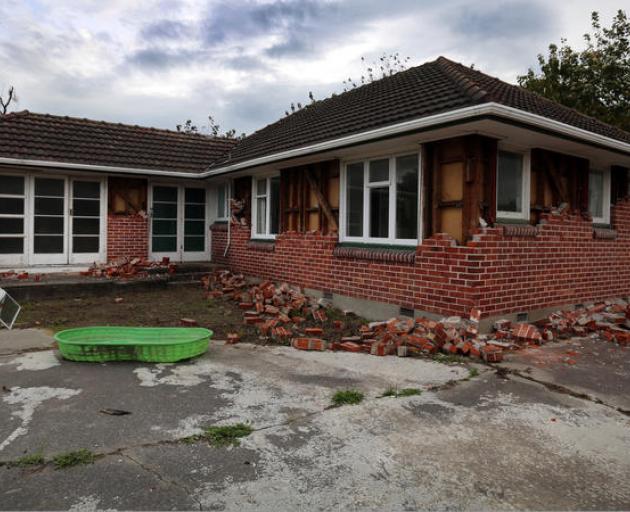 Empty house in the red zone. Photo: RNZ/Diego Opatowski