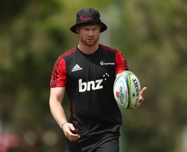 Mitchell Drummond will captain the Crusaders in the second half against the Hurricanes. Photos:...