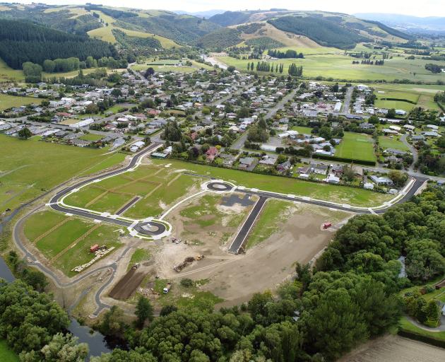 All 35 sections at the Maungatua view subdivision at Outram are either sold or on hold. PHOTO:...