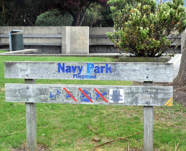 Navy Park, Dunedin. Photo: ODT files