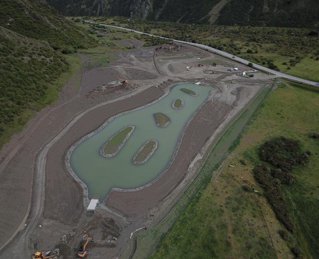 An aerial view of the Oxbow Adventure Park, on Mt Rosa Station, near Gibbston. PHOTO: SUPPLIED