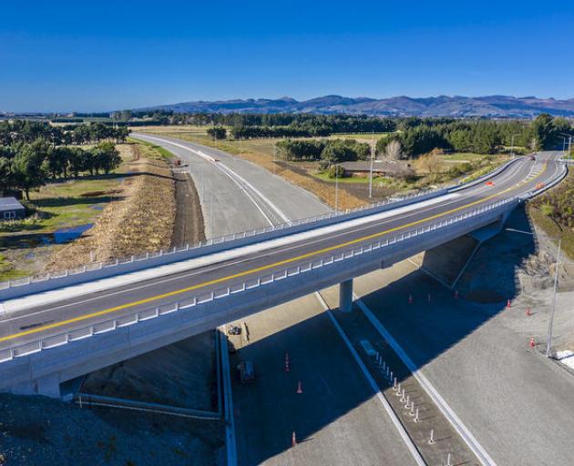 Once open, the Christchurch southern motorway will halve the time it will take to get from the...