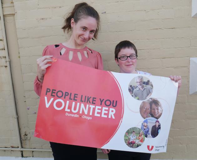 Volunteering Otago manager Leisa de Klerk (left) and migration volunteer programme co-ordinator...