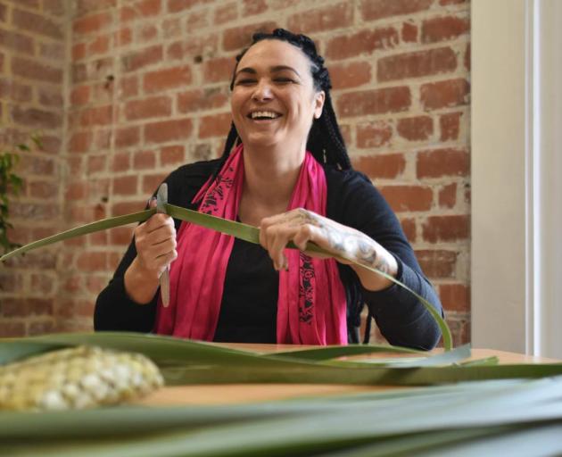 Traditional Maori artist and fashion designer Amber Bridgman has been selected for the 13th Festival of Pacific Arts and Culture. Photo: Kerry Hodge