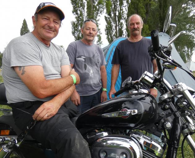Brothers (from left) Brian and Mike Alexander, of Timaru, and Terry Alexander, of Ashburton,...
