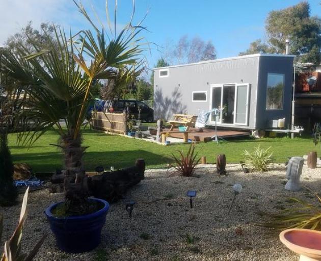 Alan Dall's Amberley tiny house on wheels. Photo: supplied