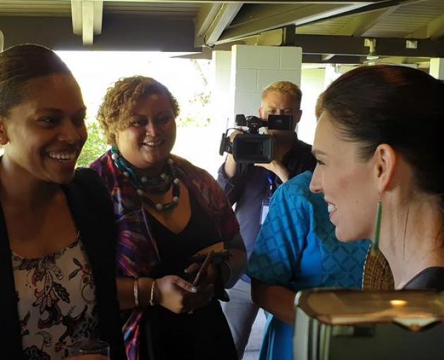 Prime Minister Jacinda Ardern at an event at the University of the South Pacific in Suva. Photo:...