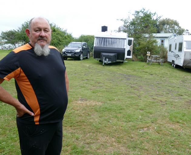 Newhaven Holiday Park owner Grant Gabolinscy says a Catlins freedom camping trial this summer has failed to boost guest numbers at commercial campgrounds such as his. Photo: Richard Davison