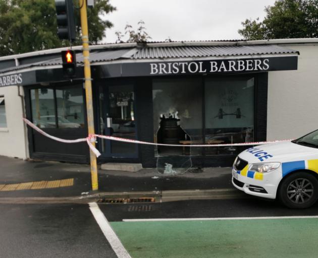 Crews were called to Bristol Barbers on Wainoni Rd about 3.20am after a window was smashed and...