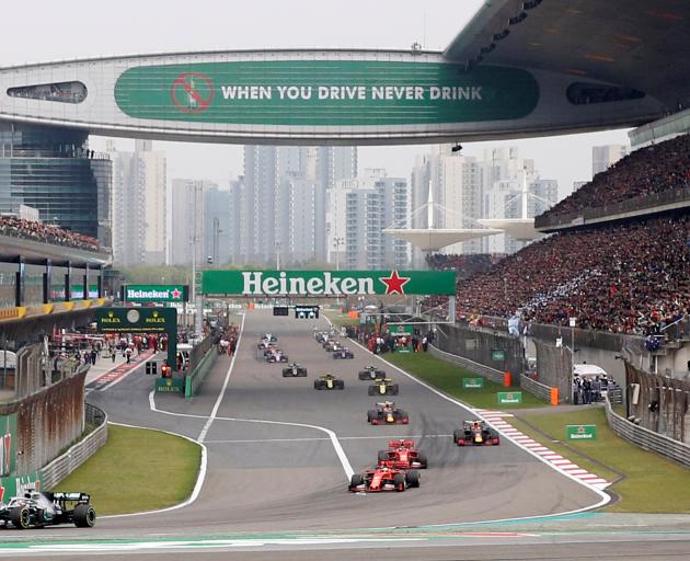 China Grand Prix at Shanghai International Circuit last year. Photo: Getty Images