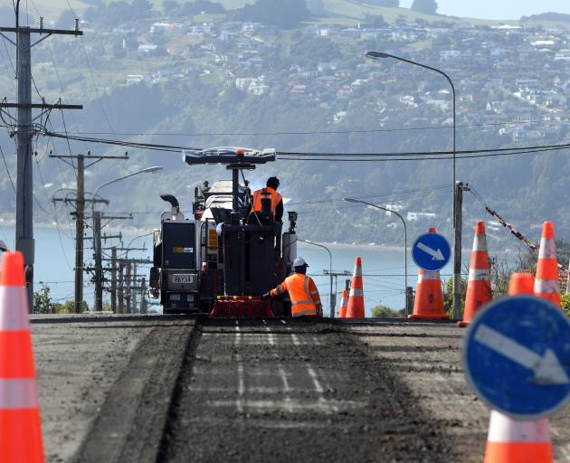 Roadworks are taking place in Drivers Rd this week. Photo: Stephen Jaquiery
