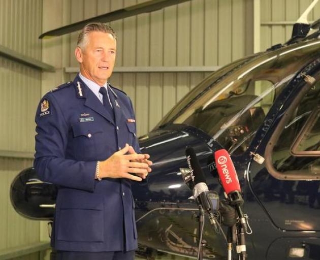 Police Commissioner Mike Bush. Photo: RNZ/Katie Todd