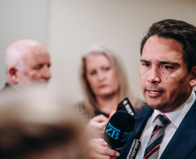 National leader Simon Bridges says he does not trust New Zealand First and the public could not...