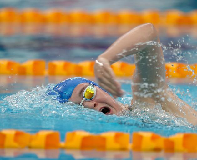 Dunedin swimmer Erika Fairweather eclipses a 43-year-old New Zealand record at the national age...