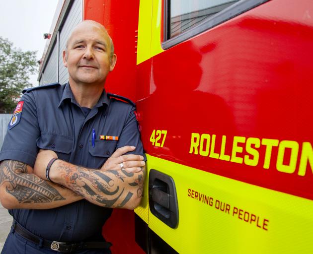 Rolleston chief fire officer Cam Kenyon has been volunteer firefighting for 31 years. Photo:...