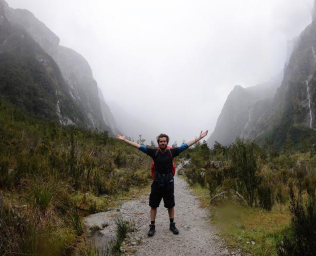 In his free time Jed Joyce enjoys ticking off some of the great walks of New Zealand. Here he is...