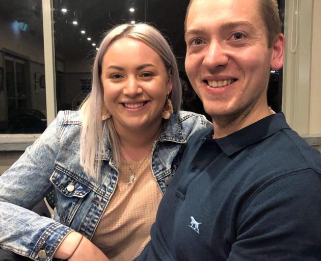 Khellsey-Anna Atley and her now husband Alex Pemberton.